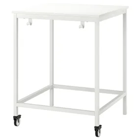 IKEA TROTTEN ТРОТТЕН, стіл, білий, 80x80 см 094.296.05 фото