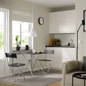 IKEA GUNDE ГУНДЕ / GUNDE ГУНДЕ, стол и 2 складных стула, складной черный/черный, 67x67 см 095.645.99 фото thumb №2