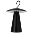 BRW Светодиодная настольная лампа Mushroom с диммером черная 093025 фото thumb №1
