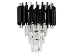 BRW Настенный светильник Toledo из металла черного и серебристого цвета 094762 фото
