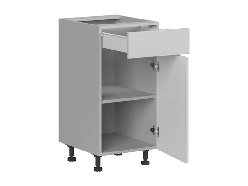 BRW Top Line кухонный базовый шкаф 40 см правый с ящиком светло-серый матовый, греноловый серый/светло-серый матовый TV_D1S_40/82_P/SMB-SZG/BRW0014 фото №3