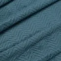 BRW Покривало з мікрофібри покривало 150x200 темно-синій ялинка Сінді 081455 фото thumb №2