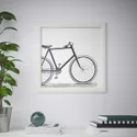 IKEA BILD БІЛЬД, постер, Дідусевий велосипед., 50x50 см 204.418.23 фото thumb №2