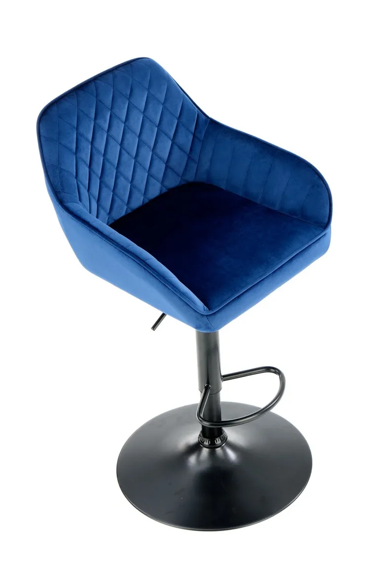 Барний стілець HALMAR H103 темно-синій фото №2