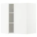 IKEA METOD МЕТОД, навісна шафа з полицями / 2 дверцят, білий / ВЕДДІНГЕ білий, 60x60 см 094.549.87 фото thumb №1