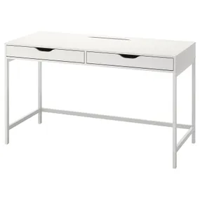 IKEA ALEX АЛЕКС, письмовий стіл, білий, 132x58 см 804.834.38 фото