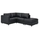 IKEA VIMLE ВІМЛЕ, кутовий диван, 3-місний, з відкритим кінцем/Гранн/Бомстад чорний 993.067.56 фото thumb №1