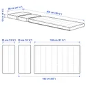 IKEA INNERLIG ИННЕРЛИГ, матрас д / детской раздвижной кровати, 80x200 см 903.393.89 фото thumb №6