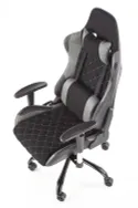 Крісло комп'ютерне офісне обертове HALMAR DRAKE, чорний / сірий фото thumb №8