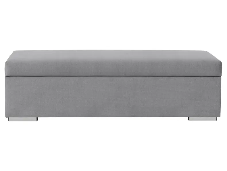 BRW Tizi, пуф з контейнером, Fancy 90 Grey PU-TIZI-HBK_141X42X43-G2_B5A66A фото №2