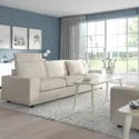 IKEA VIMLE ВІМЛЕ, 3-місний диван, з підголівником з широкими підлокітниками / Gunnared бежевий 794.013.30 фото thumb №2
