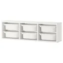 IKEA TROFAST ТРУФАСТ, модуль навісний, білий/білий, 99x21x30 см 395.333.61 фото thumb №1
