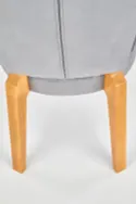 Кухонний стілець HALMAR ROIS медовий дуб/сірий фото thumb №13