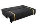 BRW Зональний тримісний диван-ліжко з ящиком для зберігання чорний, Маніла 18 SO3-ZONE-LX_3DL-G2_BD5E07 фото thumb №4