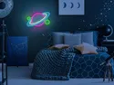 BRW Дитячий неоновий настінний світильник Planets LED мікс кольорів 093809 фото thumb №2