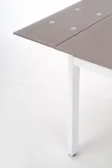 Обеденный стол HALMAR ALSTON 120-180x80 см бежевый/белый фото thumb №4