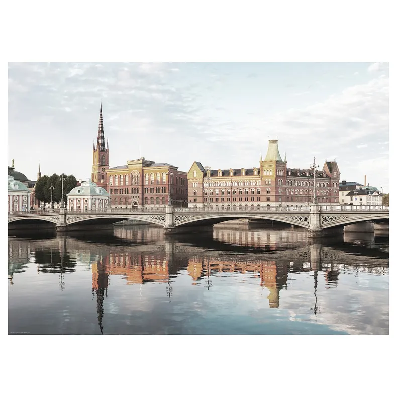 IKEA BILD БИЛЬД, постер, Мост Васа, Стокгольм, 70x50 см 005.532.51 фото №1