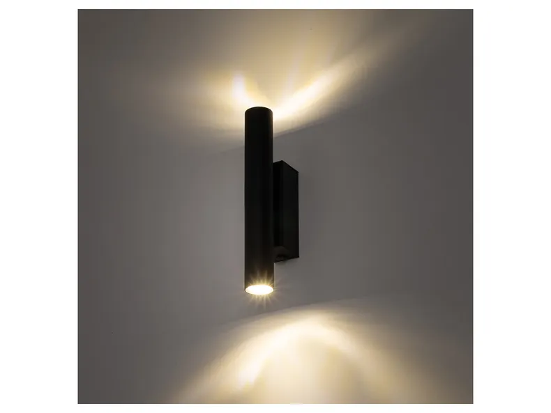 BRW Двухпозиционный металлический настенный светильник Lagos черный 095129 фото №2