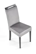 Кухонний стілець HALMAR CLARION 2 чорний /сірий фото thumb №8