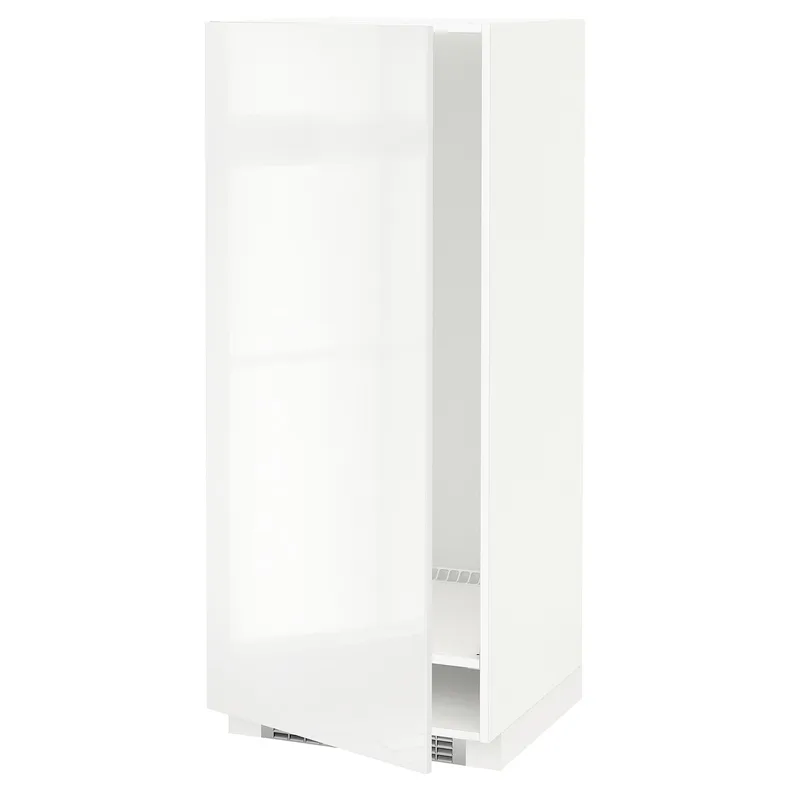 IKEA METOD МЕТОД, высок шкаф д холодильн / мороз, белый / Рингхульт белый, 60x60x140 см 599.248.01 фото №2