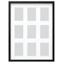 IKEA RÖDALM РЕДАЛЬМ, рамка на 9 фотографій, чорний, 46x61 см 705.537.09 фото thumb №1
