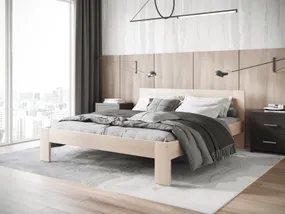 Двоспальне ліжко HALMAR MATILDA 160 160х200 см, натуральне фото