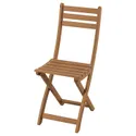 IKEA ASKHOLMEN АСКХОЛЬМЕН, стілець, вуличний, складаний темно-коричневий 205.575.02 фото thumb №1