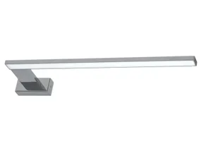 BRW Сяйво світлодіодний металевий настінний світильник для ванної кімнати сріблястий 086754 фото
