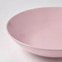 IKEA FÄRGKLAR ФЭРГКЛАР, тарелка глубокая, Матовый светло-розовый, 23 см 804.781.68 фото thumb №2