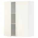 IKEA METOD МЕТОД, навесной шкаф с полками / 2дверцы, белый / Вальстена белый, 80x100 см 195.072.64 фото thumb №1