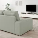 IKEA KIVIK КІВІК, 2-місний диван, Гарматний світло-зелений 194.847.57 фото thumb №3