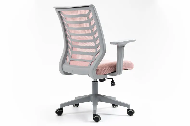 Стілець офісний поворотний SIGNAL Q-320, сірий / рожевий фото №21
