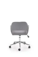 Крісло комп'ютерне офісне обертове HALMAR MOREL, сірий, тканина фото thumb №6