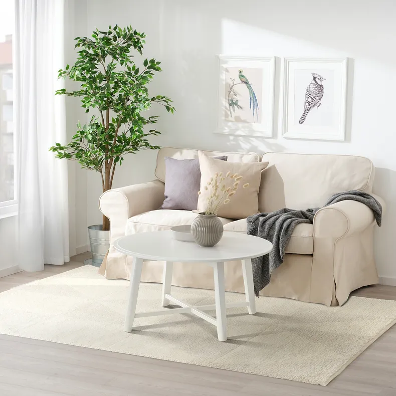 IKEA PLANKORSNING ПЛАНКОРСНІНГ, килим, короткий ворс, Сірий/бежевий, 170x240 см 105.562.25 фото №2