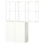 IKEA ENHET ЕНХЕТ, шафа, білий, 120x32x150 см 695.480.64 фото