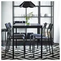 IKEA ADDE АДДЕ, стілець, чорний 902.142.85 фото thumb №2