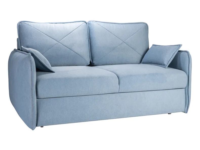 BRW Двомісний розкладний диван Severo з ящиком для зберігання синій, Castel 74 Blue SO2-SEVERO-2FBK-GA_BA6AB8 фото №2