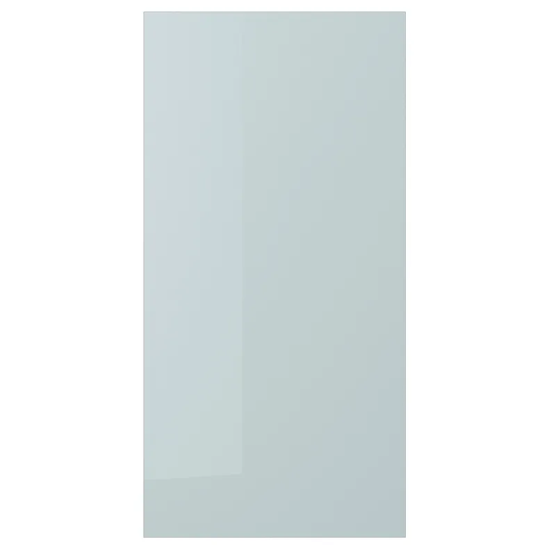 IKEA KALLARP КАЛЛАРП, дверцята, глянцевий світло-сіро-блакитний, 60x120 см 005.201.47 фото №1
