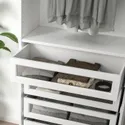 IKEA KOMPLEMENT КОМПЛИМЕНТ, ящик, стеклянная фронтальная панель, белый, 75x35 см фото thumb №2