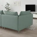 IKEA SÖDERHAMN СЕДЕРХАМН, 3-місний диван, з відкритим кінцем/Tallmyra світло-зелений 294.306.55 фото thumb №2