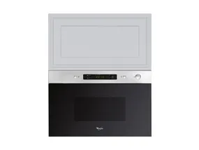 BRW Верхний шкаф для кухни Verdi 60 см с микроволновой печью навесной светло-серый матовый, греноловый серый/светло-серый матовый FL_GMO_60/72_O_MBNA900-SZG/JSZM/IX фото