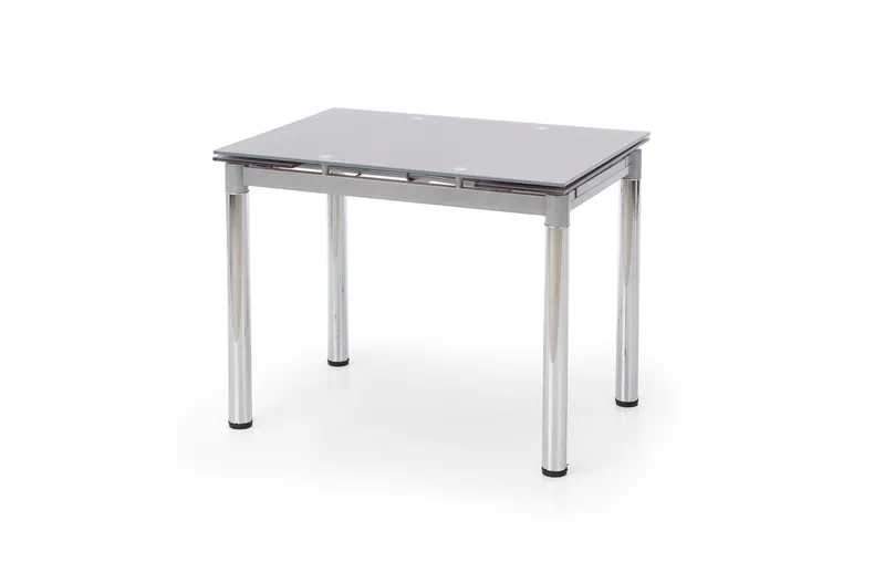 Кухонный стол HALMAR LOGAN 2 96-142x70 см серый хром фото №1