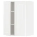 IKEA METOD МЕТОД, навісна шафа з полицями / 2 дверцят, білий Енкопінг / білий імітація дерева, 60x80 см 294.734.85 фото thumb №1