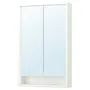 IKEA FAXÄLVEN ФАКСЭЛВЕН, зеркальный шкаф с подсветкой, белый, 60x15x95 см 295.167.10 фото