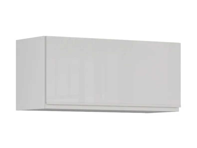 BRW Кухонна шафа для кухні 80 см на колесах, світло-сірий глянець, альпійський білий/світло-сірий глянець FH_GO_80/36_O-BAL/XRAL7047 фото №2