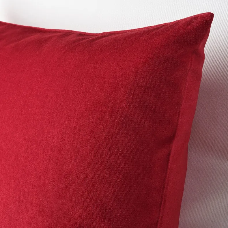IKEA SANELA САНЕЛА, чехол на подушку, красный, 50x50 см 004.473.07 фото №2