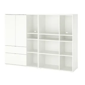 IKEA VIHALS ВІХАЛЬС, шафа, білий, 200x37x140 см 794.406.14 фото