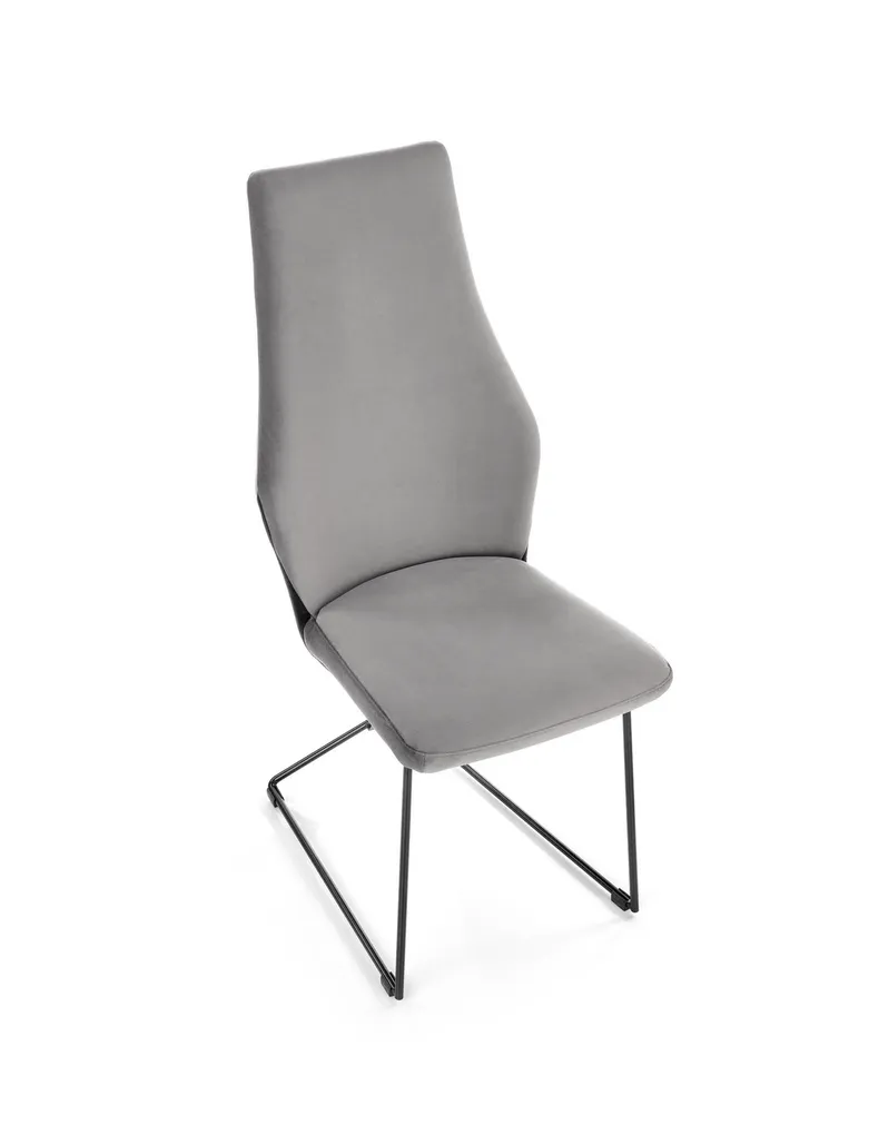 Кухонний стілець HALMAR K485 сірий, чорний фото №3