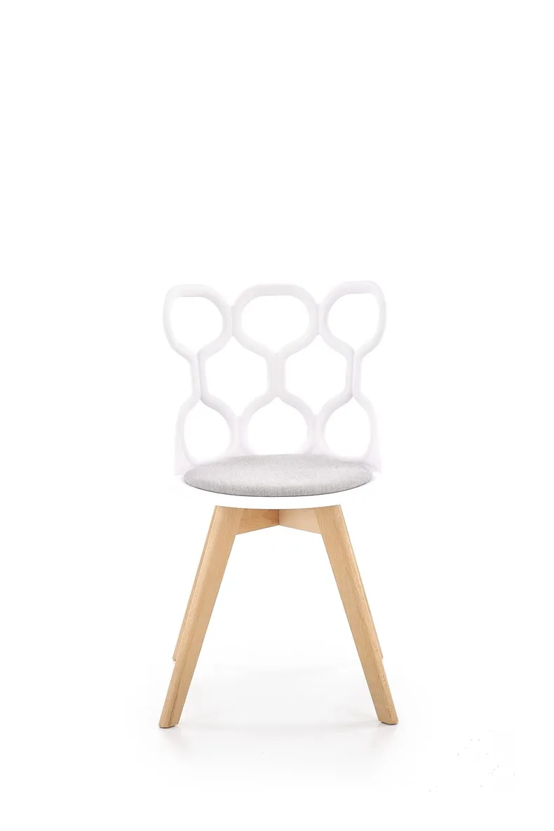 Кухонный стул HALMAR K308 белый/серый фото №9