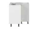 BRW Кутова кухонна шафа 80 см світло-сірого кольору, альпійський білий/світло-сірий глянець FH_DNW_90/82_P/L-BAL/XRAL7047 фото thumb №6